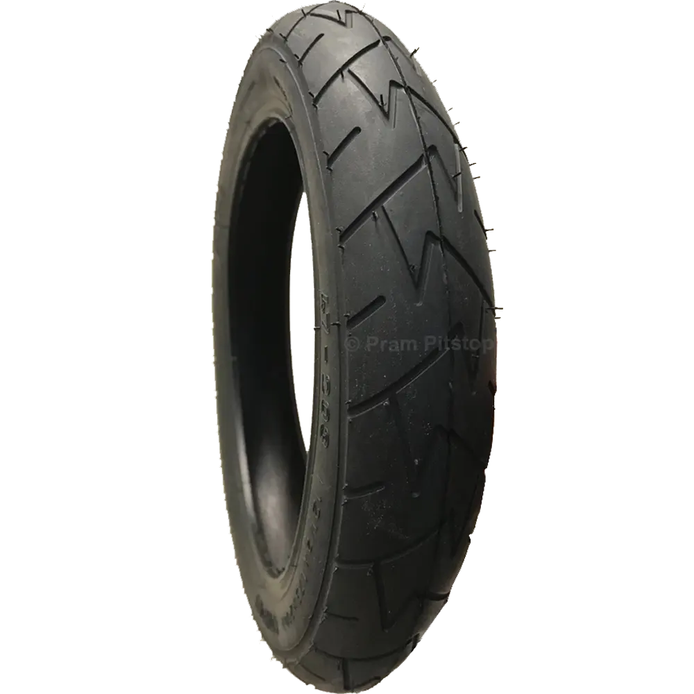 12 1/2 x 1.75 x 2 1/4” Pram Tyre in Black