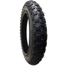 Load image into Gallery viewer, 12 1/2 x 2 1/4” Pram Tyre (Black) Proven Chunky / Easy-Rolling Tread Pattern
