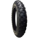 12 1/2 x 2 1/4” Pram Tyre (Black) Proven Chunky / Easy-Rolling Tread Pattern