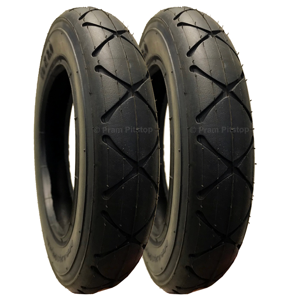 2 Pack - 10 x 2.00" Pram Tyres - Fast Rolling, Proven Quality