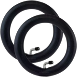 2 Pack - 10 x 1.75 - 2.00” Premium Quality Pram Inner Tube - 90 Degree Valve