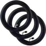 3 Pack - 10 x 1.75 - 2.00” Premium Quality Pram Inner Tube - 90 Degree Valve