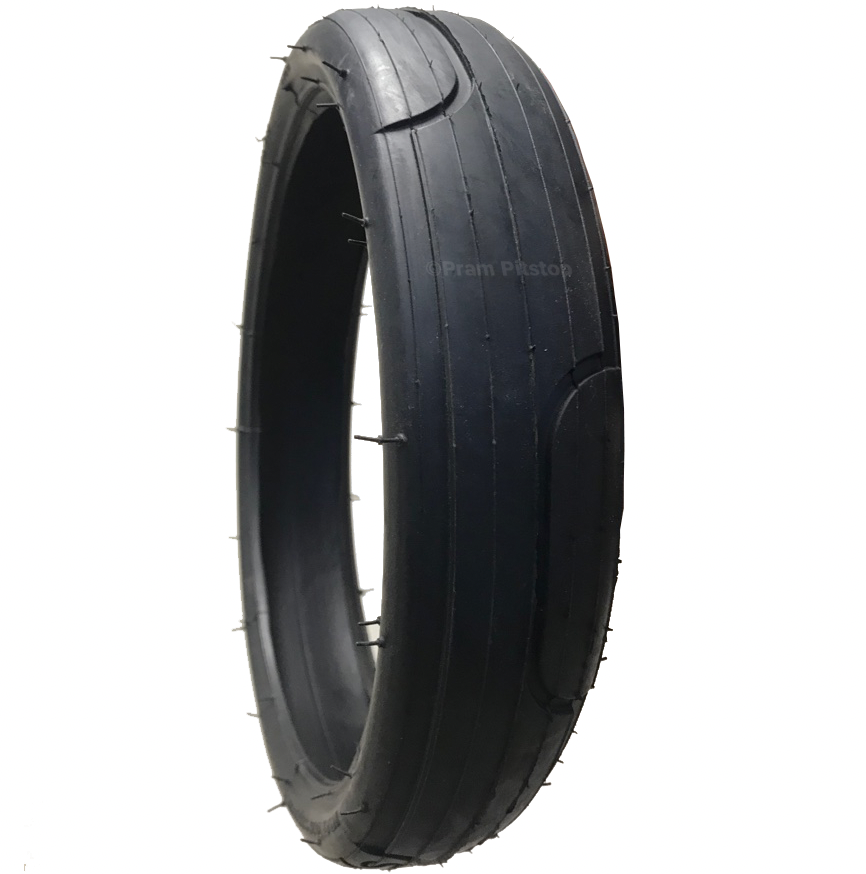 60 x 230 Pram Tyre (Low Profile) Black. 'Speed' Style Tread