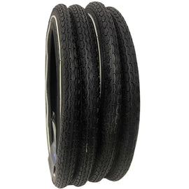 Compatible Replacement Tyre Set for Emmaljunga Modial - 14” x 1 3/8 Tyres (37-288) 4 Tyre Set (*CLEARANCE ITEM)