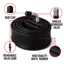 Load image into Gallery viewer, 10 x 1.75 - 2.00” Premium Quality Pram Inner Tube - 90 Degree Valve