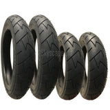 10 x 1.75 x 2 Pram Tyres (Pair) with 12 1/2 x 1.75 x 2 1/4 Pram Tyres (Pair)