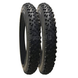 2 Pack - 16 x 1.90” Pram Tyres in Black