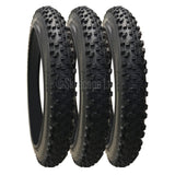 3 Pack - 16 x 1.90” Pram Tyres in Black