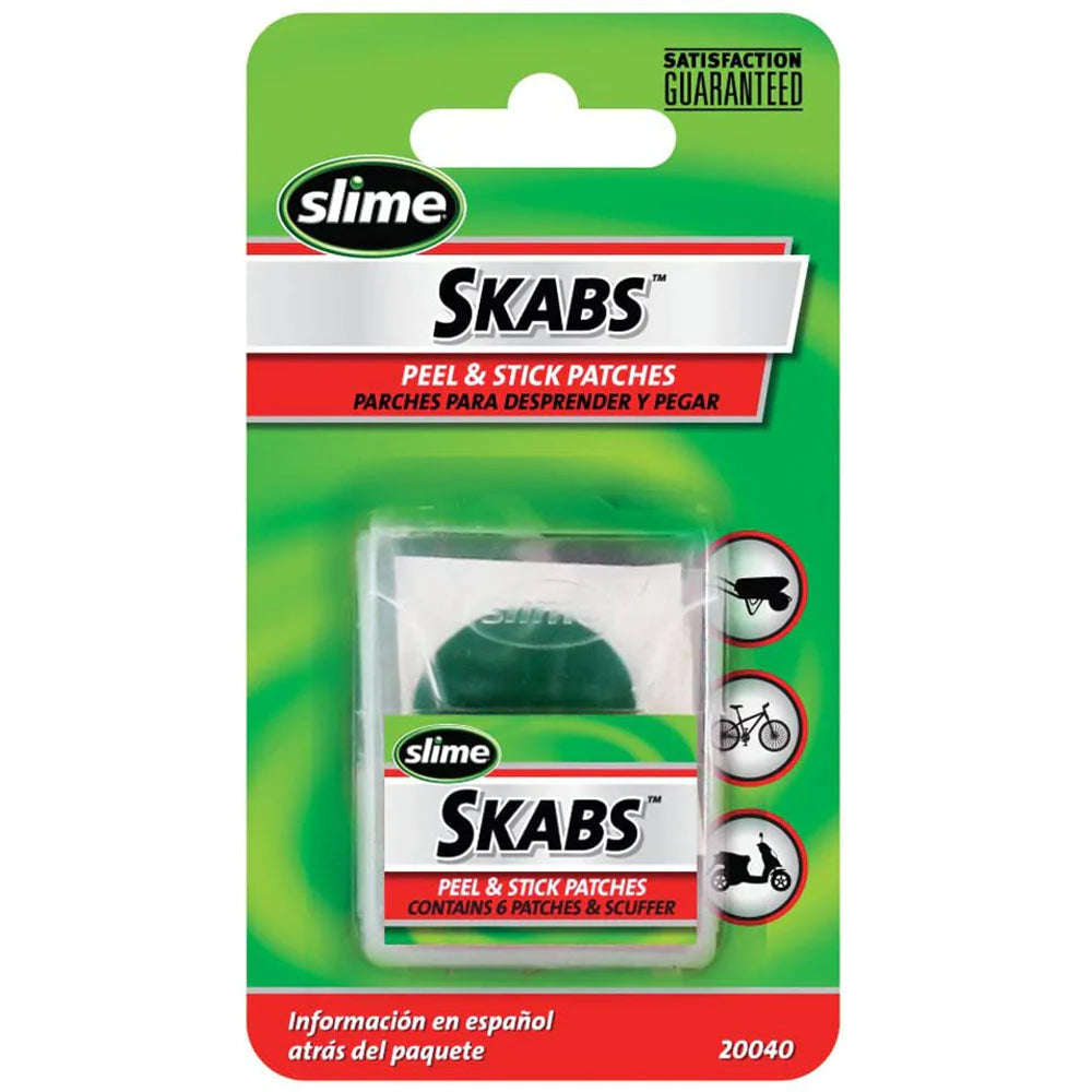 Slime Puncture Repair Patches INSTANT Self Adhesive Inner Tube Repair Patches 6 Pack