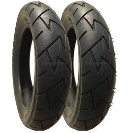 2 Pack - 10 x 1.75 x 2.00” Pram Tyres (Premium Brand)
