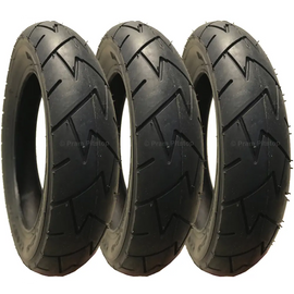 3 Pack - 10 x 1.75 x 2.00” Pram Tyres (Premium Brand)