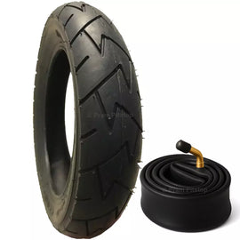 10 x 1.75 x 2 Pram Tyre (Premium Brand: Mitas) Plus Inner Tube (With 90 Degree Valve)