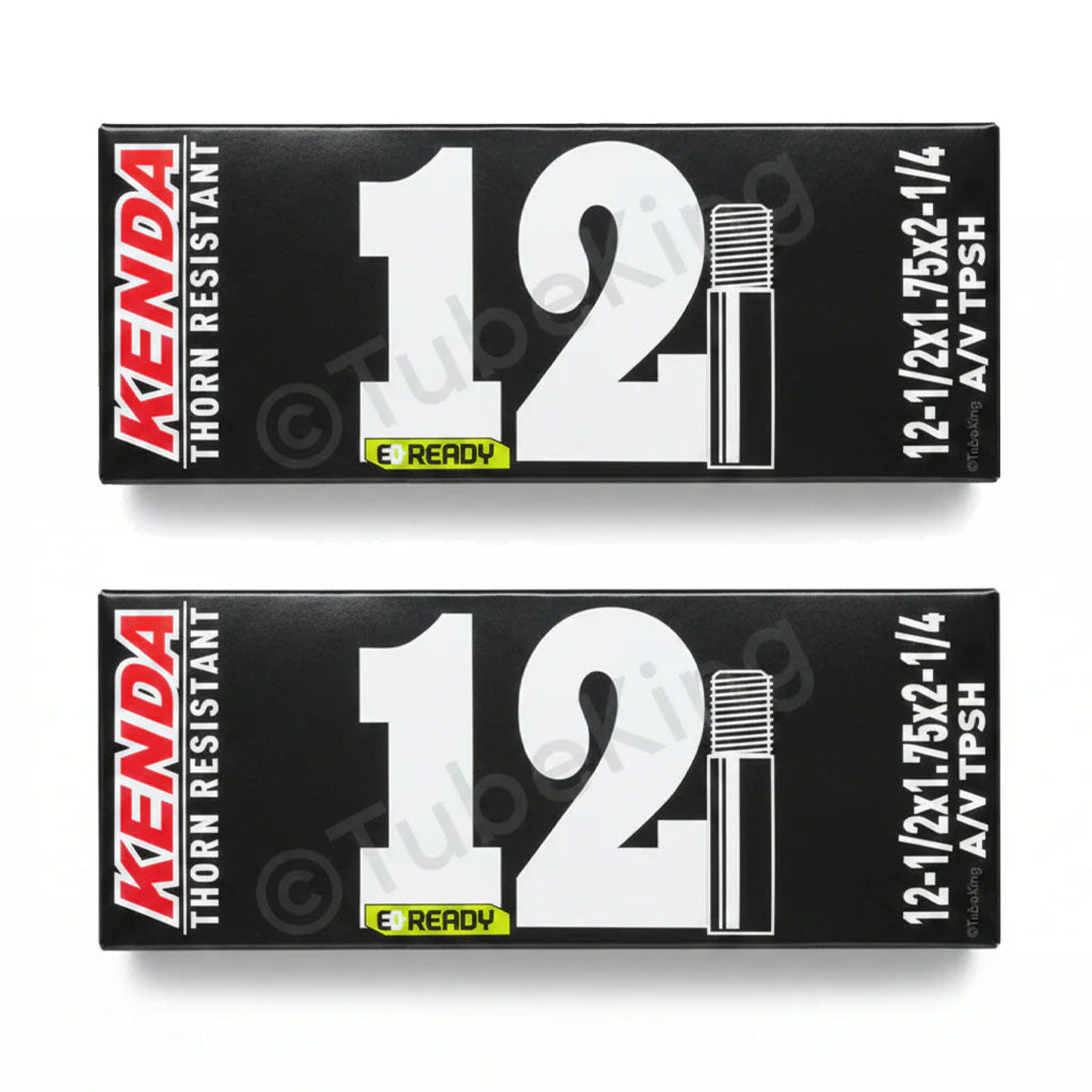 12 1/2 x 1.75 - 2 1/4” Thorn Resistant Pram Inner Tubes (PAIR) - Straight Valve