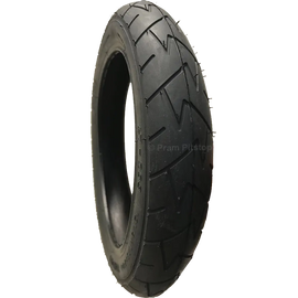 12 1/2 x 1.75 x 2 1/4” Pram Tyre in Black