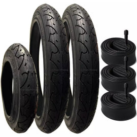 12 1/2 x 2 1/4 Pram Tyre (Single) 16 x 1.75 Pram Tyres (Pair) Plus 3 x Inner Tubes