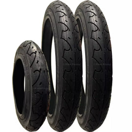 12 1/2 x 2 1/4 Pram Tyre (Single) with 16 x 1.75 Pram Tyres (Pair)