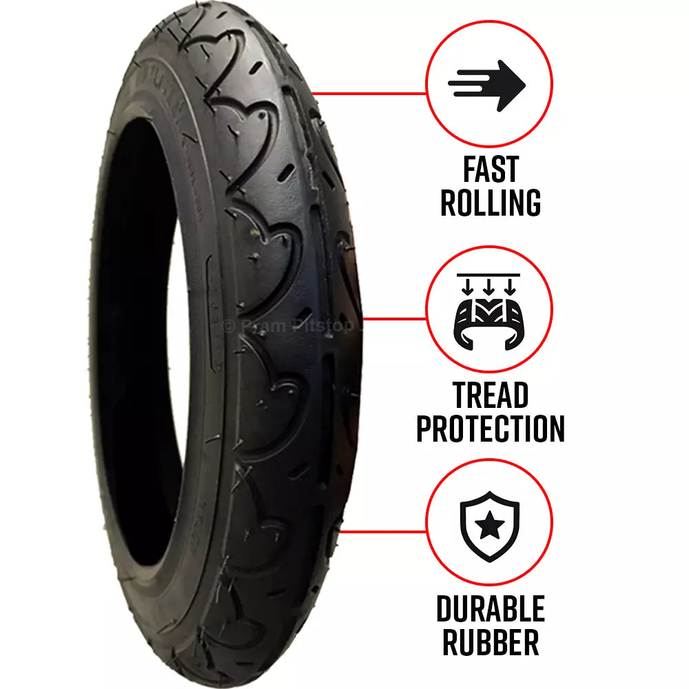 Compatible Replacement Set of Rear Tyres for Quinny Buzz