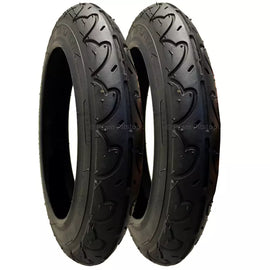 Compatible Replacement Set of Rear Tyres for Quinny Buzz