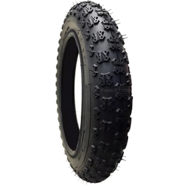 12 1/2 x 2 1/4” Pram Tyre (Black) Proven Chunky / Easy-Rolling Tread Pattern