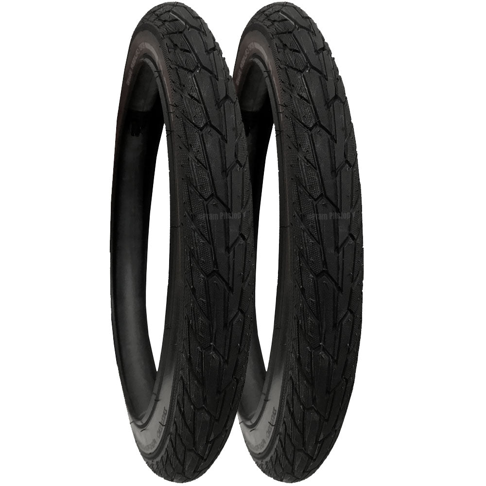 2 Pack - 16 x 1.75” Pram Tyres in Black