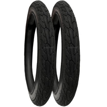 Load image into Gallery viewer, 2 Pack - 16 x 1.75” Pram Tyres in Black