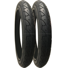 Load image into Gallery viewer, 2 Pack - 16 x 1.75” Pram Tyres in Black