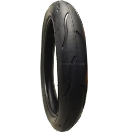 300 x 55 Pram Tyre (Low Profile) Black. Fast Rolling & Long Lasting