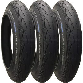 3 Pack - 12 x 1.75” Pram Tyre (Puncture Resistant Layer) Schwalbe 'Kid Plus' Premium Quality