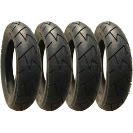 4 Pack - 10 x 1.75 x 2.00” Pram Tyres (Premium Brand)