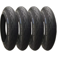 Load image into Gallery viewer, 4 Pack - 12 x 1.75” Pram Tyre (Puncture Resistant Layer) Schwalbe &#39;Kid Plus&#39; Premium Quality