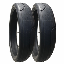 Load image into Gallery viewer, 2 Pack - 60 x 230 Pram Tyres (Low Profile) in Black