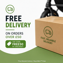 Load image into Gallery viewer, 48 x 188 Pram Tyre (Low Profile) in Black