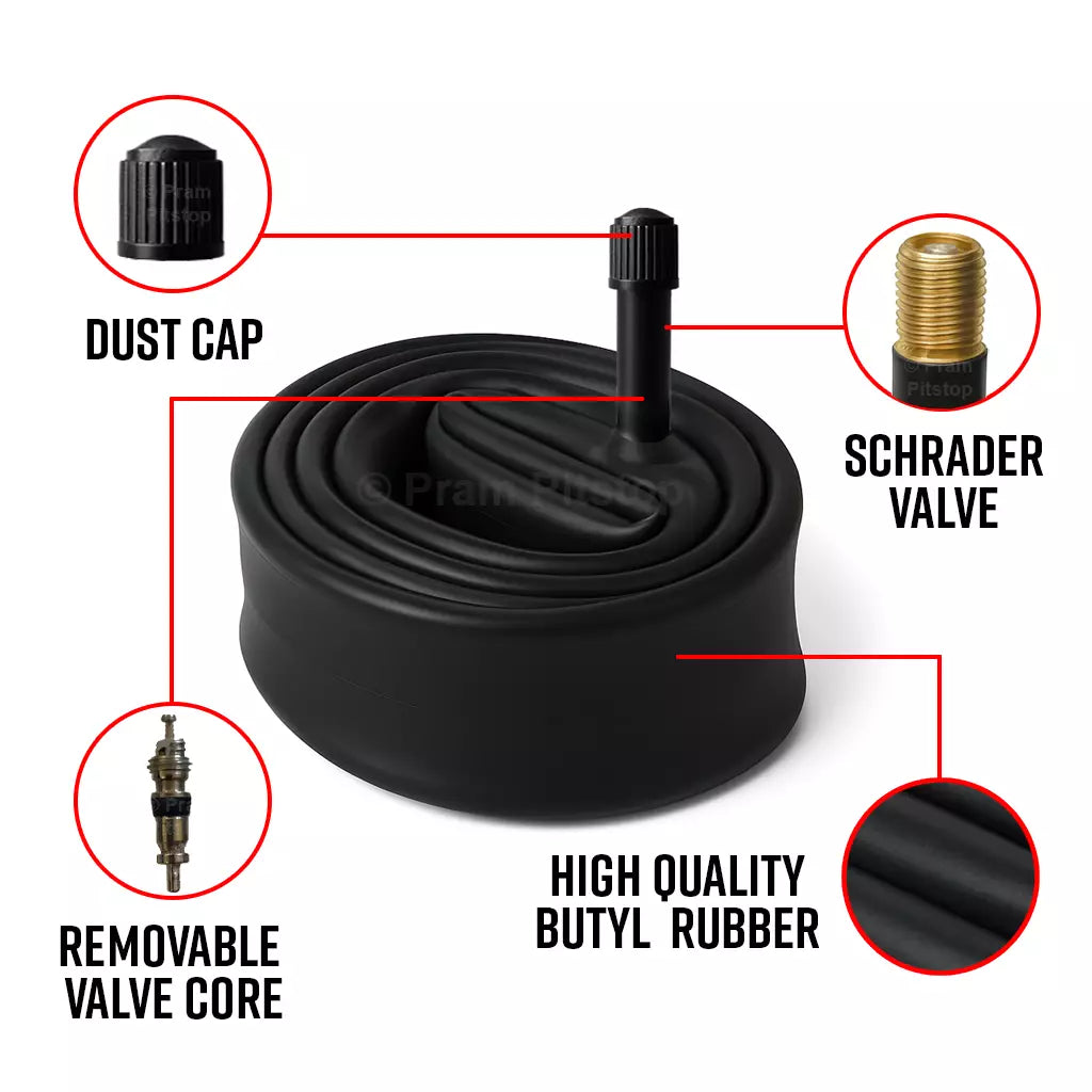 Compatible Replacement Rear Tyre and Tube Set for Graco Relay