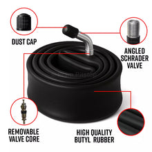 Load image into Gallery viewer, 12 1/2 x 1.75 x 2 1/4” Pram Inner Tube - 45 Degree Valve