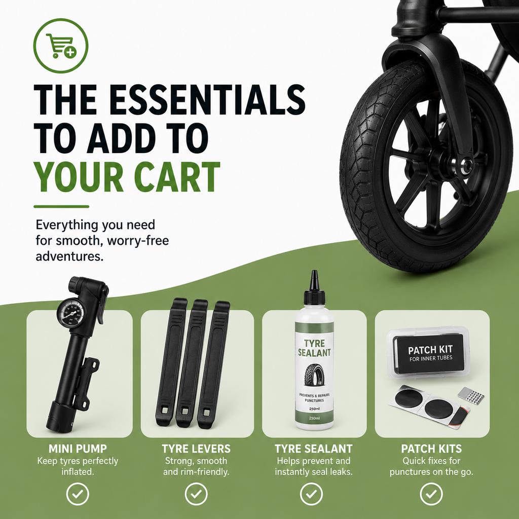 48 x 188 Pram Tyre (Low Profile) in Black