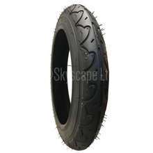 Load image into Gallery viewer, 12 1/2 x 2 1/4” Pram Tyre (Black) Fast Rolling