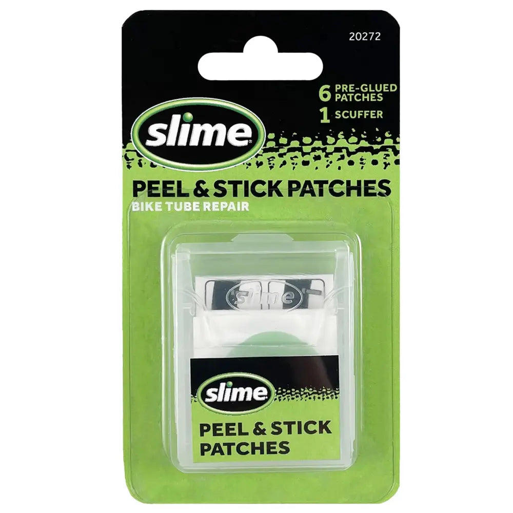 Slime Puncture Repair Patches - INSTANT Self-Adhesive Inner Tube Repair Patches (6 Pack)
