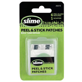 Slime Puncture Repair Patches - INSTANT Self-Adhesive Inner Tube Repair Patches (6 Pack)