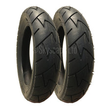 Load image into Gallery viewer, 2 Pack - 10 x 1.75 x 2.00” Pram Tyres in Black