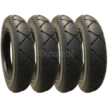 Load image into Gallery viewer, 4 Pack - 10 x 2.00&quot; Pram Tyres in Black