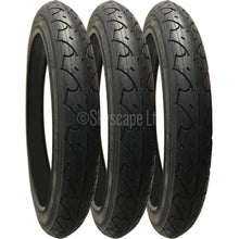 Load image into Gallery viewer, 3 Pack - 16 x 1.75” Pram Tyres in Black - To fit Bob Sport Utility