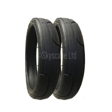Load image into Gallery viewer, 2 Pack - 48 x 188 Pram Tyres (Low Profile) in Black