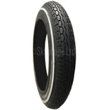 12 1/2 x 2 1/4” Pram Tyre (Puncture Resistant Layer) Black | Premium Brand | Reflective Stripe