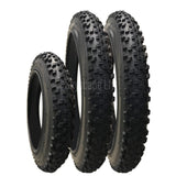 Bob Revolution Flex Replacement Front and Rear Tyres with Grippy Off-Road Trear