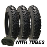 3 Pack - 12 x 1.9 Pram Tyres - Plus 3 x Inner Tubes