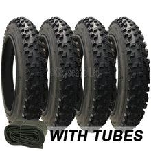 Load image into Gallery viewer, 4 Pack - 12 x 1.9 Pram Tyres - Plus Inner Tubes