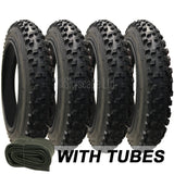 4 Pack - 12 x 1.9 Pram Tyres - Plus 4 x Inner Tubes